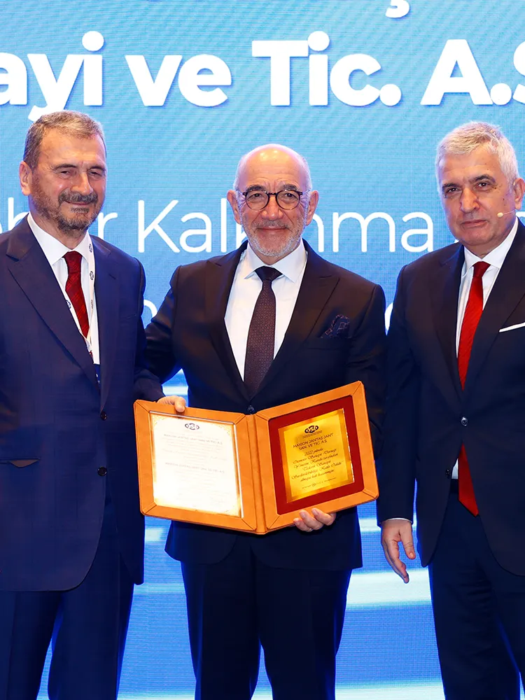 Maxion İnci Jant Grubu, OSD “Tedarik Sanayi Sürdürülebilirliğe Katkı Ödülü”nün sahibi oldu
